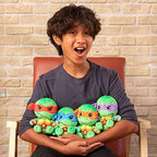 Tomy Club Mocchi- Teenage Mutant Ninja Turtles Plush TMNT Leonardo Plushie Ninja Turtle Stuffed Animal Toys and Room Decor Plush Collectible TMNT Figures 6 inch TM-T12864