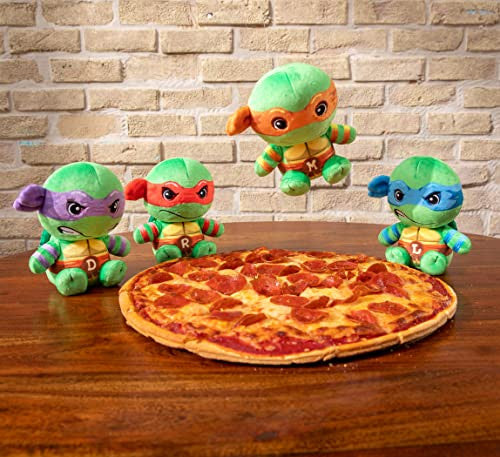 Tomy Club Mocchi- Teenage Mutant Ninja Turtles Plush TMNT Leonardo Plushie Ninja Turtle Stuffed Animal Toys and Room Decor Plush Collectible TMNT Figures 6 inch TM-T12864