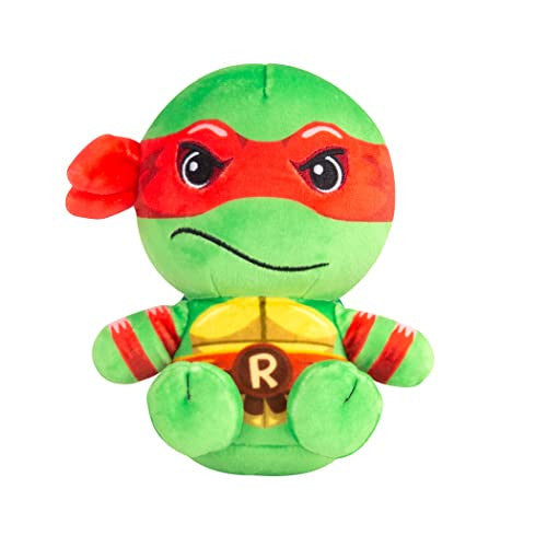 Tomy Club Mocchi Teenage Mutant Ninja Turtles Plush TMNT Raphael Plushie Ninja Turtle Stuffed Animal Toys and Room Decor Plush Collectible TMNT Figures 6 inch TM-T12865