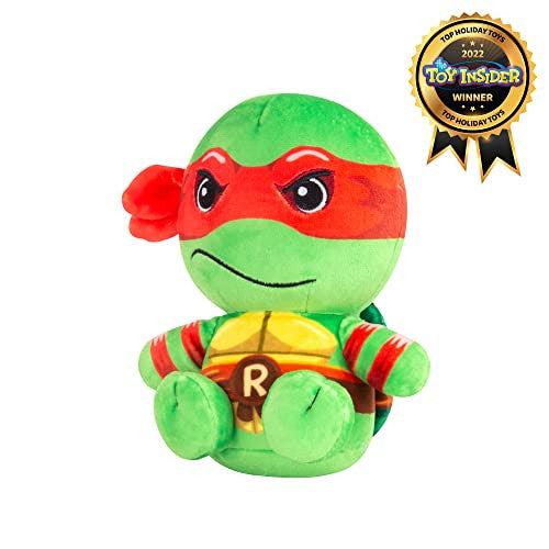 Tomy Club Mocchi Teenage Mutant Ninja Turtles Plush TMNT Raphael Plushie Ninja Turtle Stuffed Animal Toys and Room Decor Plush Collectible TMNT Figures 6 inch TM-T12865