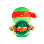 Tomy Club Mocchi Teenage Mutant Ninja Turtles Plush TMNT Raphael Plushie Ninja Turtle Stuffed Animal Toys and Room Decor Plush Collectible TMNT Figures 6 inch TM-T12865