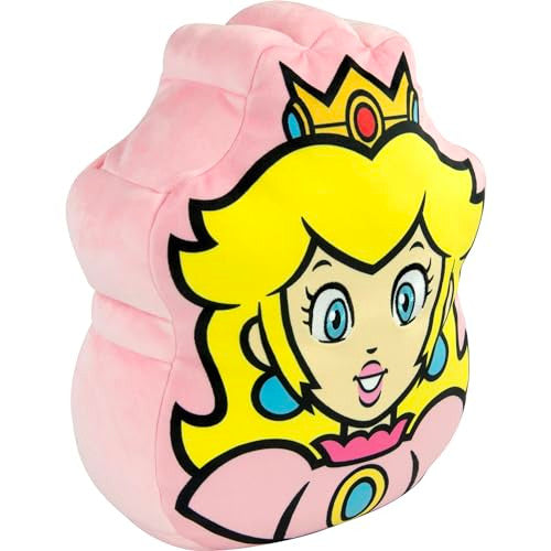 Tomy Club Mocchi Super Mario Plush Toys Princess Peach Plushie Squishy Soft Plush Toys and Mario Room Decor 15 inch TM-T12891