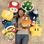 Tomy Club Mocchi Super Mario Plush Toys Princess Peach Plushie Squishy Soft Plush Toys and Mario Room Decor 15 inch TM-T12891