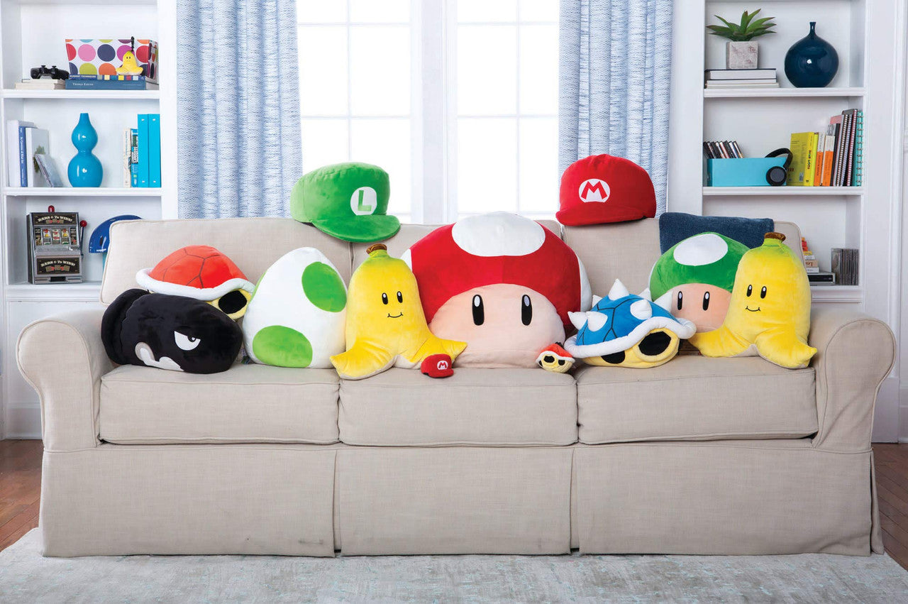 Tomy Club Mocchi Nintendo Super Mario Plush Toy Yoshi Egg Plushie Collectible Squishy Plushies 15 Inch TM-T12968B