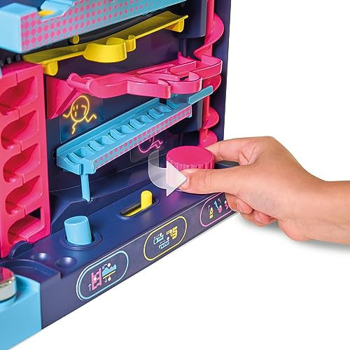 Tomy Screwball Scramble Level Up Kids Board Game Timed Marble Run Obstacle Course Kids Games Holiday Toys and Christmas Games Toddler Ages 5 Years and Up TM-T73535