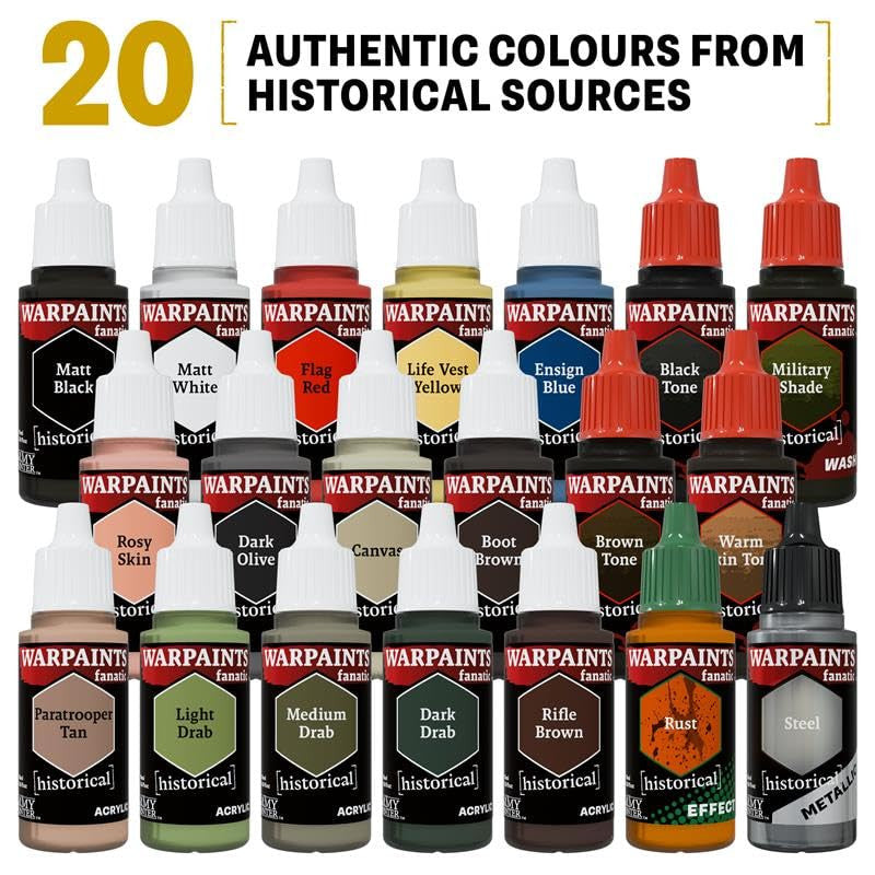 The Army Painter Warpaint Historical WWII American Paint set TAP-WP8082