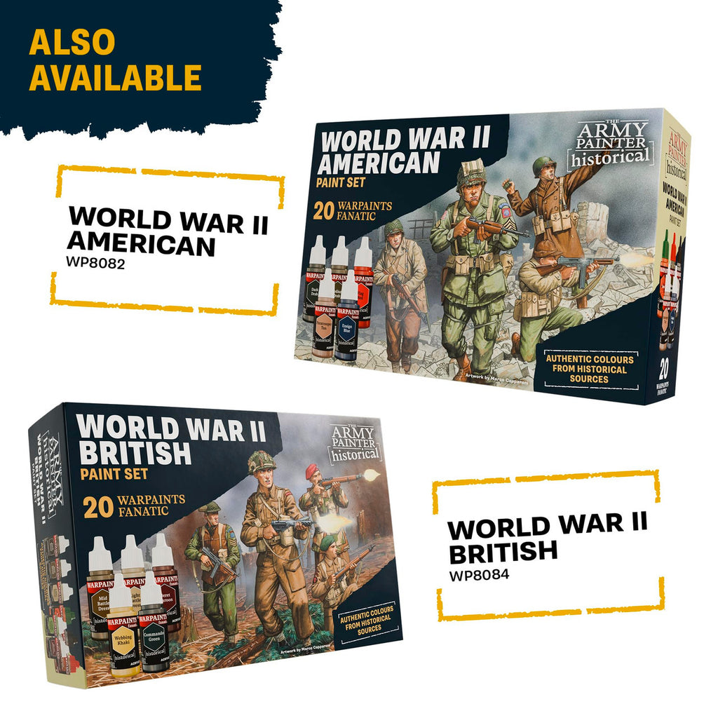 The Army Painter Warpaints Historical WWII German Paint set TAP-WP8083