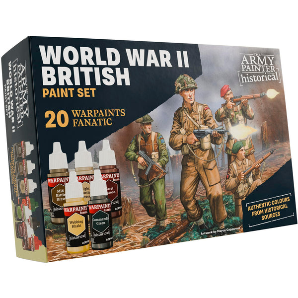The Army Painter Warpaints Historical WWII British Paint set TAP-WP8084