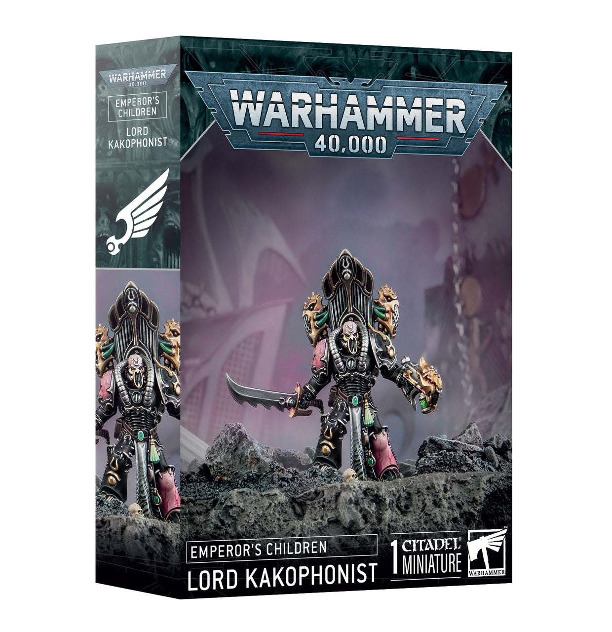Games Workshop Warhammer 40K Emperor'S Children Lord Kakophonist Plastic Box 37-05