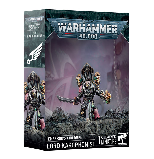 Games Workshop Warhammer 40K Emperor'S Children Lord Kakophonist Plastic Box 37-05