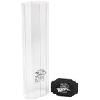 Monster Prism Dual Playmat Tube Clear With Black Caps