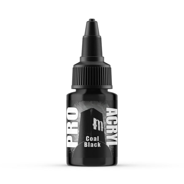 Monument Hobbies 002-Pro Acryl Coal Black MPA-002