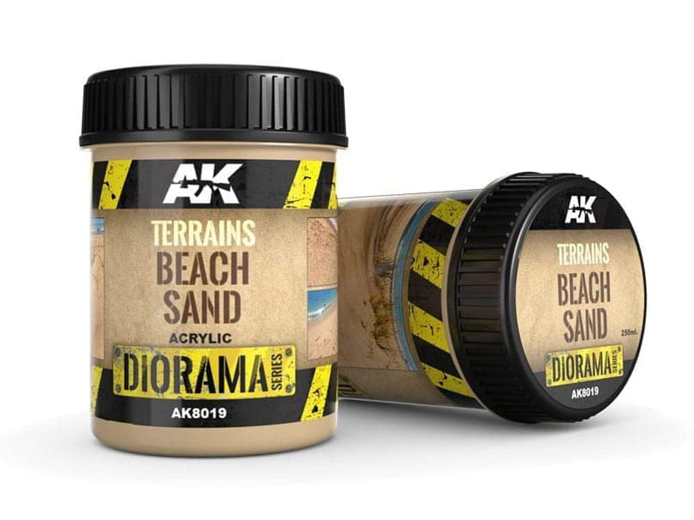 AK Interactive Diorama Terrains Beach Sand Texture Acrylic 250ml Bottle - AKI-8019