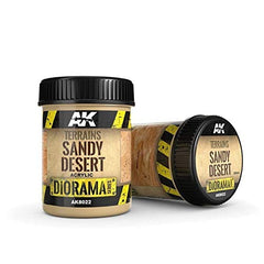 AK Interactive Diorama Terrains Desert Sand Texture Acrylic 250ml Bottle - AKI-8020