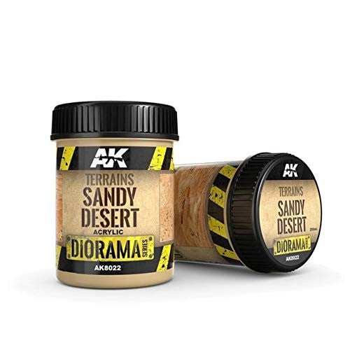 AK Interactive Diorama Terrains Desert Sand Texture Acrylic 250ml Bottle - AKI-8020