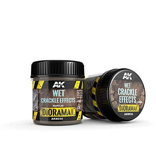 AK Interactive Diorama Wet Crackle Effects Acrylic 100ml Bottle - AKI-8034