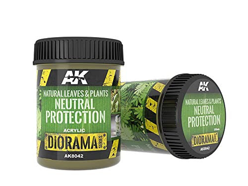 AK Interactive Diorama Natural Leaves & Plants Neutral Protection Acrylic 250ml Bottle - AKI-8042