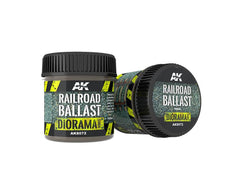 AK Interactive Diorama Railroad Ballast 100ml Bottle - AKI-8072