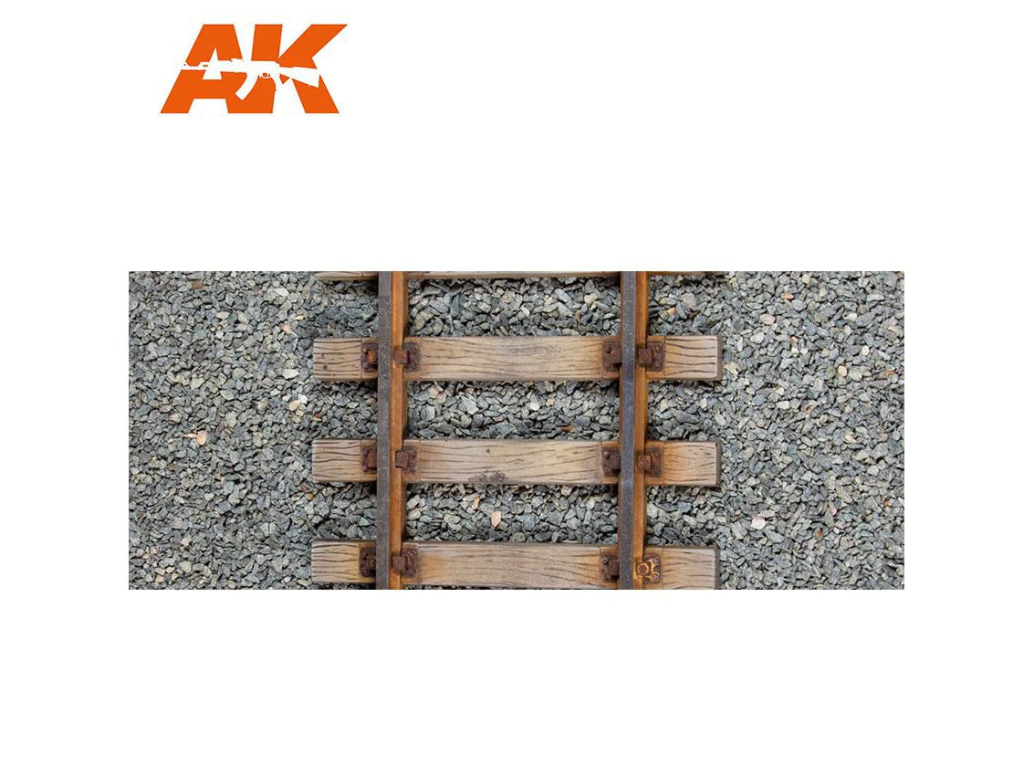 AK Interactive Diorama Railroad Ballast 100ml Bottle - AKI-8072