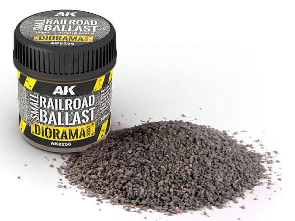 AK Interactive Diorama Small Railroad Ballast 100ml Bottle - AKI-8256