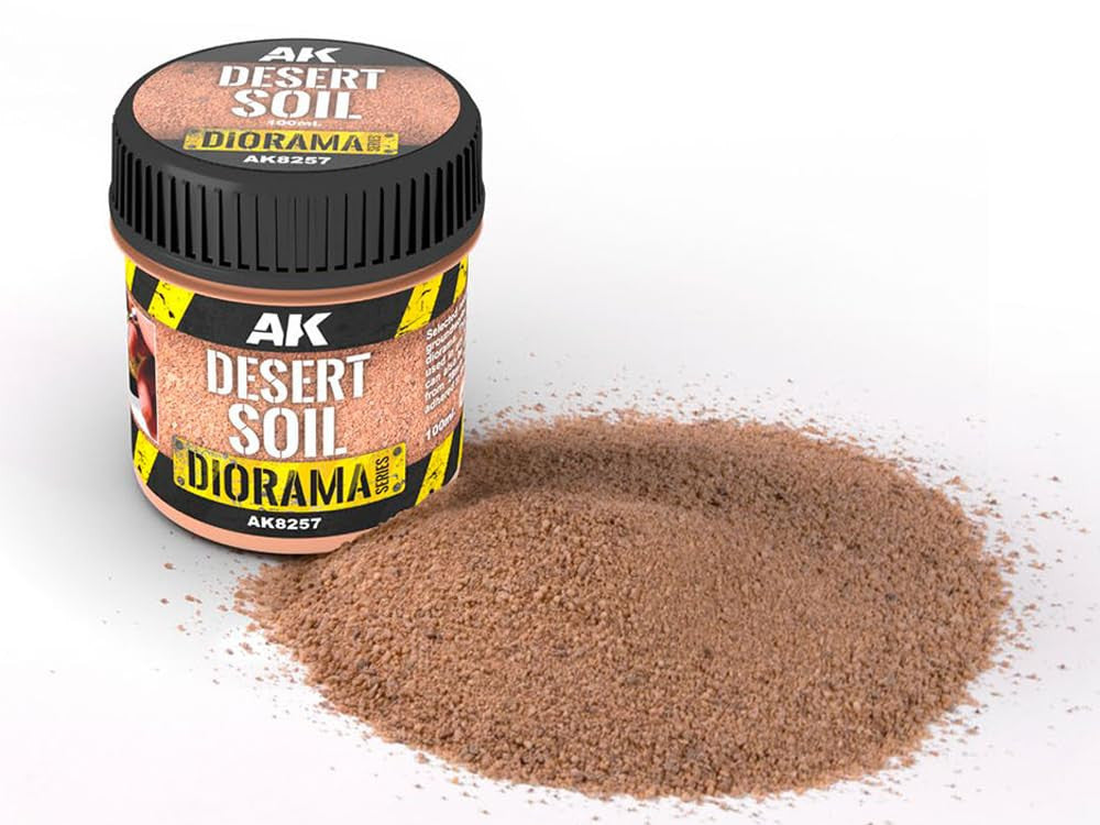 AK Interactive Diorama Desert Soil 100ml Bottle - AKI-8257