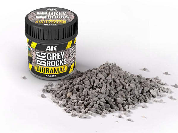 AK Interactive Diorama Big Grey Rocks 100ml Bottle - AKI-8258