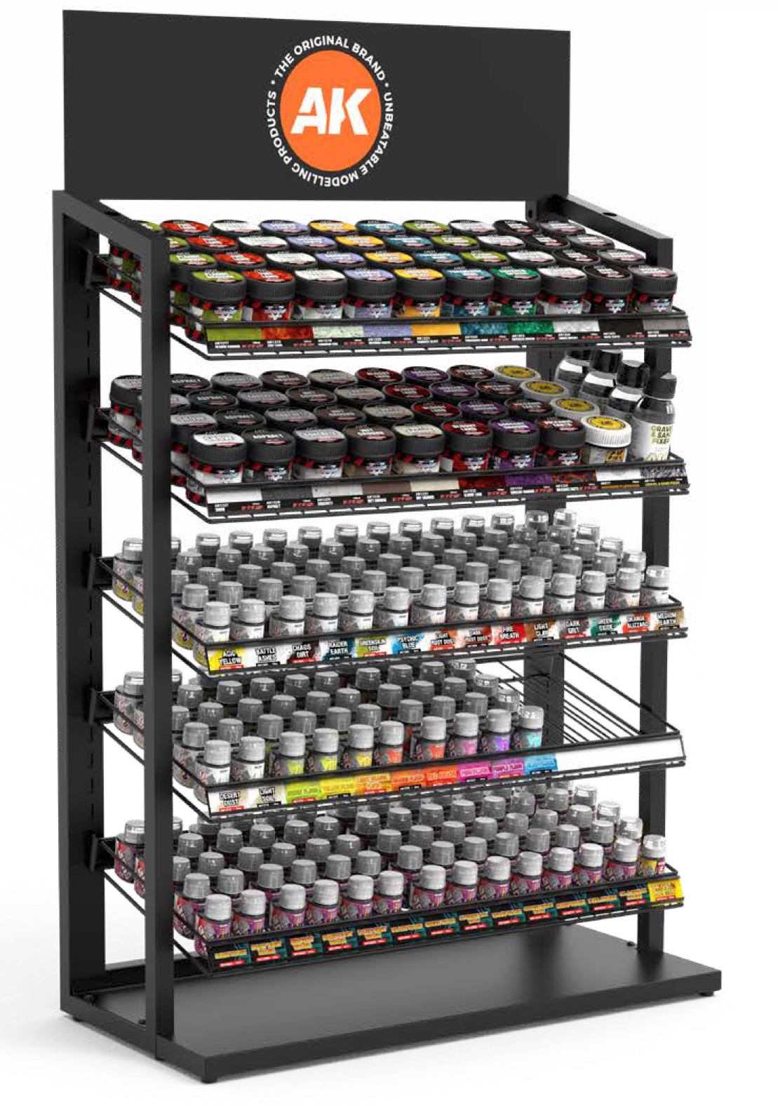 AK Interactive Diorama Display Deal W/Free Rack (Consists Of 49 Different Products) Special Order - AKI-EXP0001
