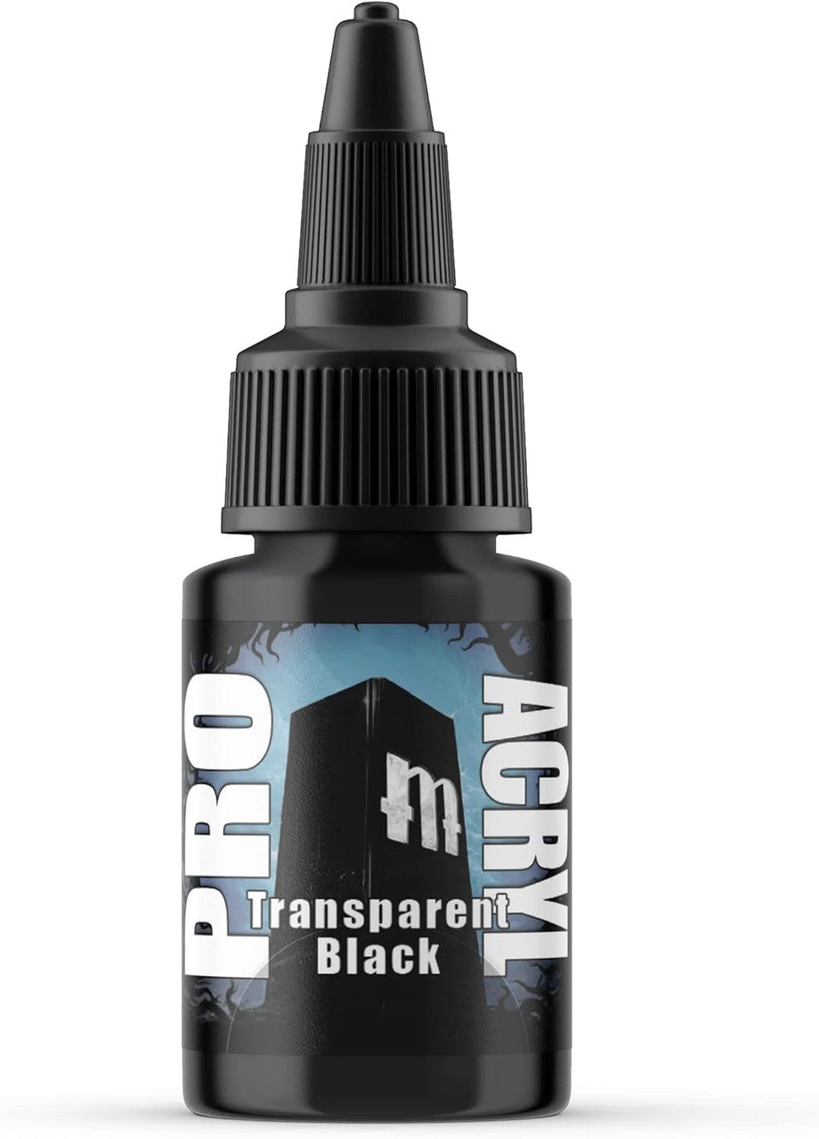 Monument Hobbies 053-Pro Acryl Transparent Black MPA-053