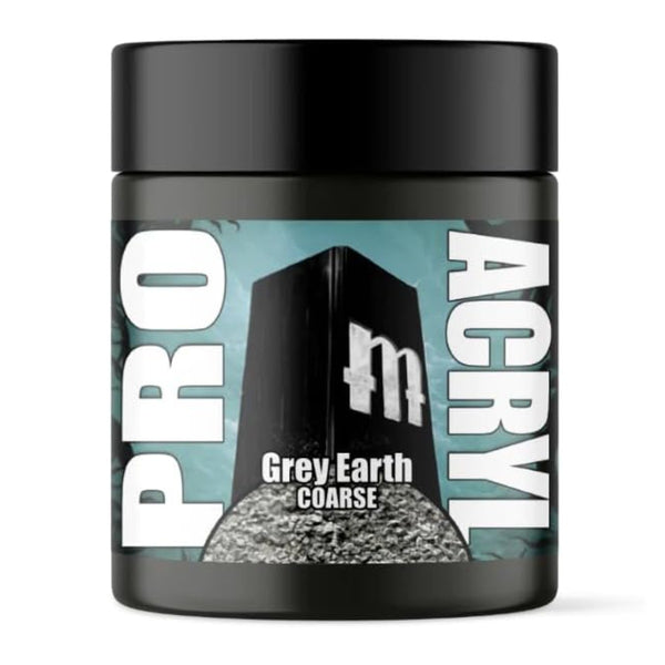 Monument Hobbies Pro Acryl Basing Textures - Grey Earth - COARSE 120ml MPA-T02