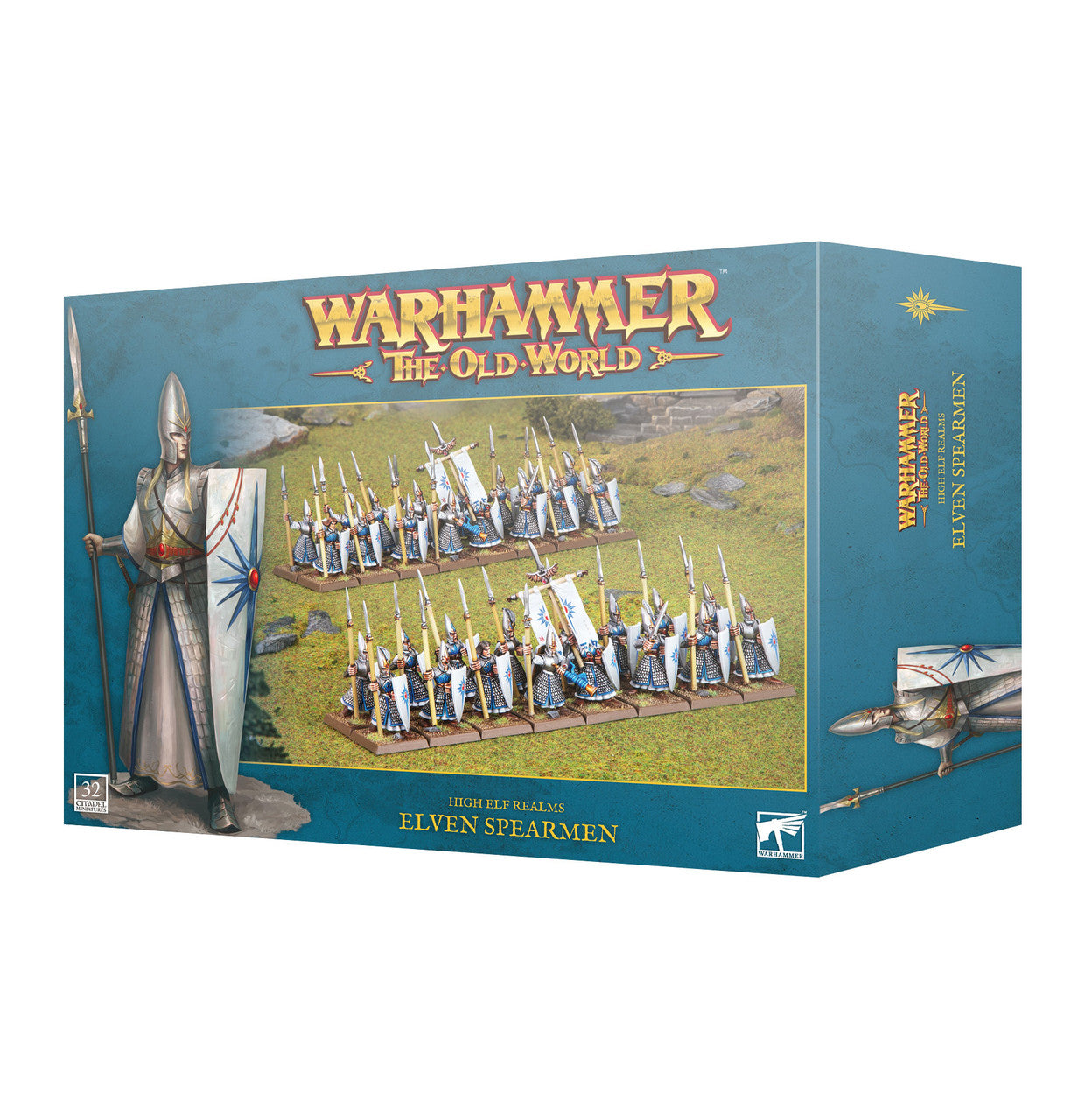 Games Workshop Warhammer The Old World High Elf Realms Elven Spearmen Regiment 13-15