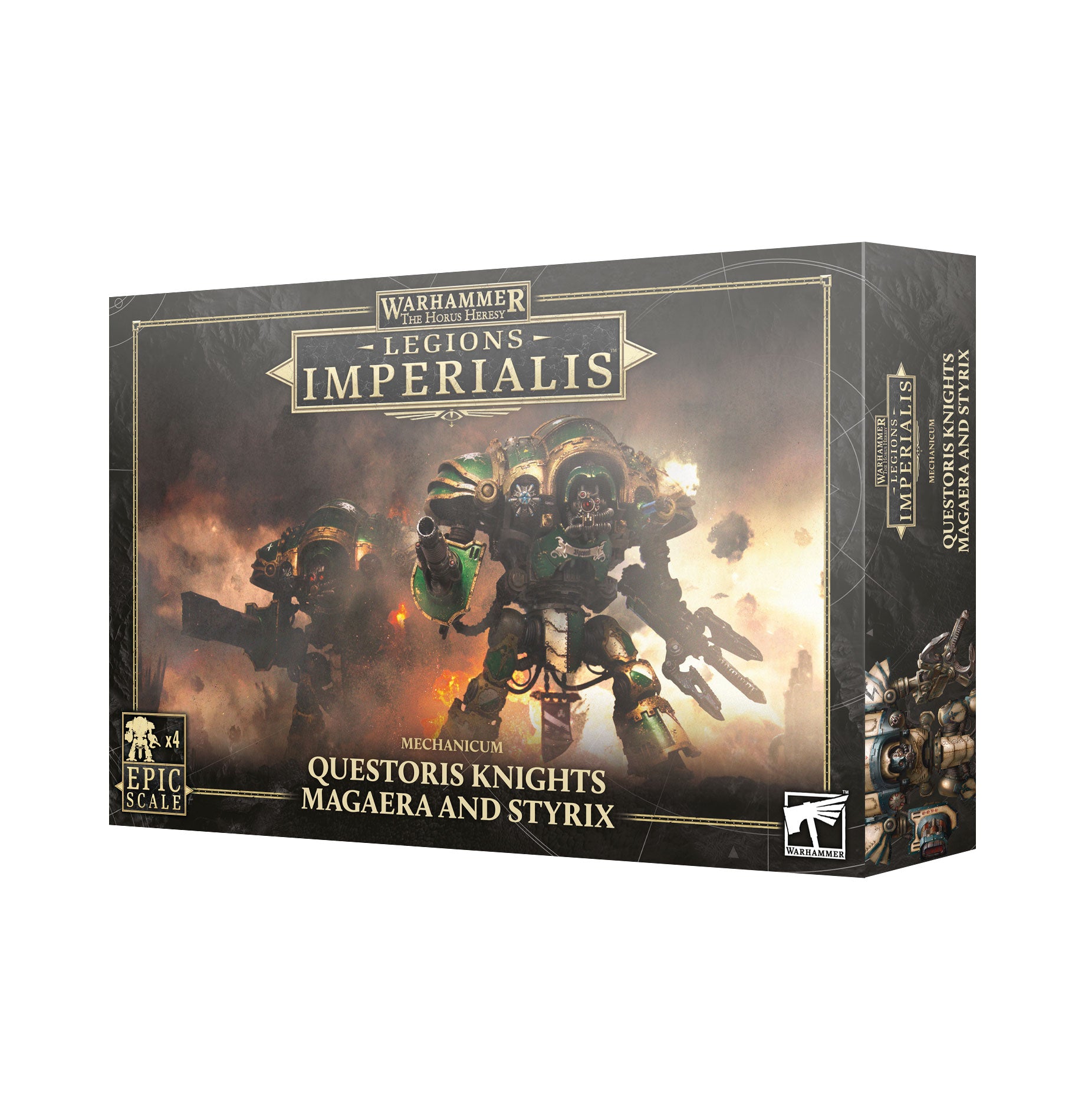 Games Workshop Horus Heresy Legions Imperialis Mechanicum Questoris Knights Magaera Styrix Miniature 03-88