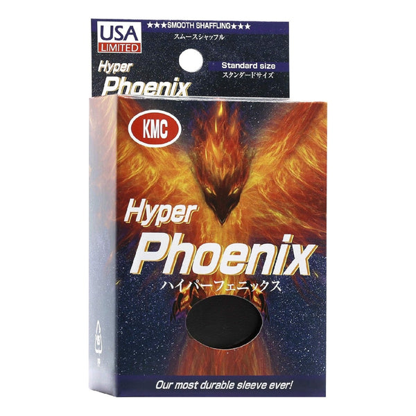 KMC Sleeves Matte Hyper Phoenix Black (100) KMC2161