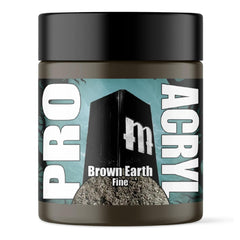 Monument Hobbies Pro Acryl Basing Textures - Brown Earth - FINE 120ml MPA-T07