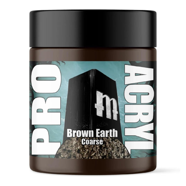 Monument Hobbies Pro Acryl Basing Textures - Brown Earth - COARSE 120ml MPA-T08