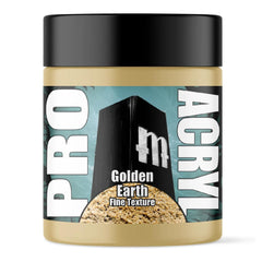 Monument Hobbies Pro Acryl Basing Textures - Golden Earth - FINE 120ml MPA-T04