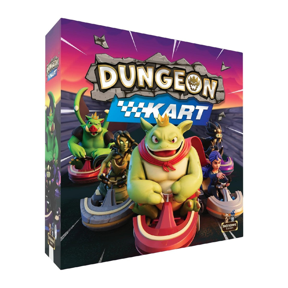 Brotherwise Games Dungeon KartFast-Paced Fantasy Racing Adventure for 2â€“8 Players, Ages 10+ BGM726