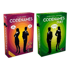 Czech Games Codenames Bundle Set Includes Codenames and Codenames Duet, 2-Player Word Deduction CGE-00031K1