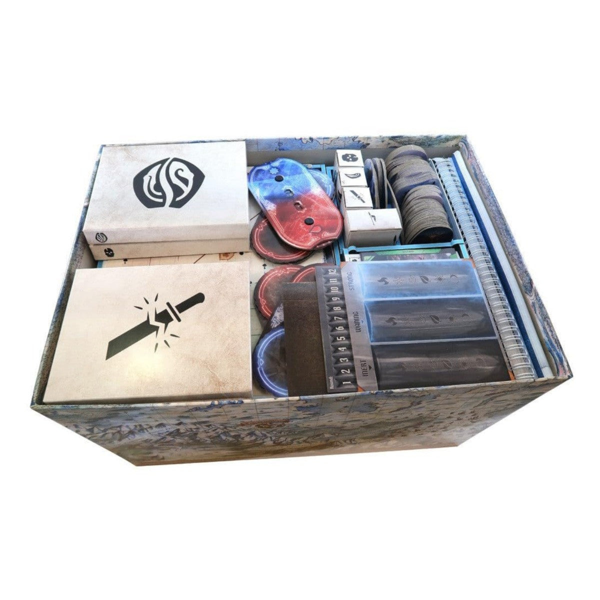 Folded Space Board Game Insert Frosthaven Custom Foam Organizer FLSFROST