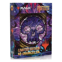Pinfinity Pin MTG Stained Glass Swamp Limited Edition AR Pin Magic The Gathering Collectible PINMTG062