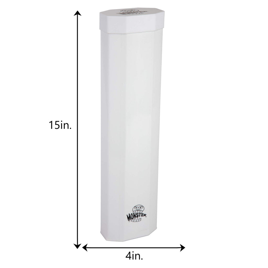 Monster Prism Dual Playmat Tube Opaque White With White Cap