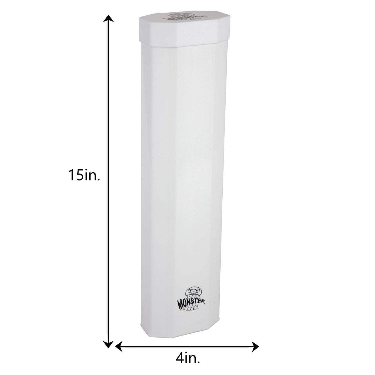 Monster Prism Dual Playmat Tube Opaque White With White Cap