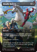 Magic The Gathering Secret Lair X Marvelâ€™s Deadpool 6 Nonfoil WOCD4903