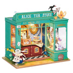 Robotime Rolife Alice's Tea Store DIY Miniature House Model Kit RT-DG156