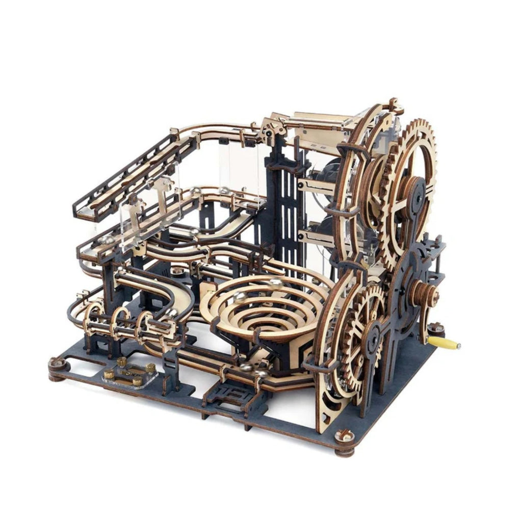 Robotime Rokr Marble Night City DIY 3D Wooden Marble Run Puzzle Mechanical Track Model RT-LGA01