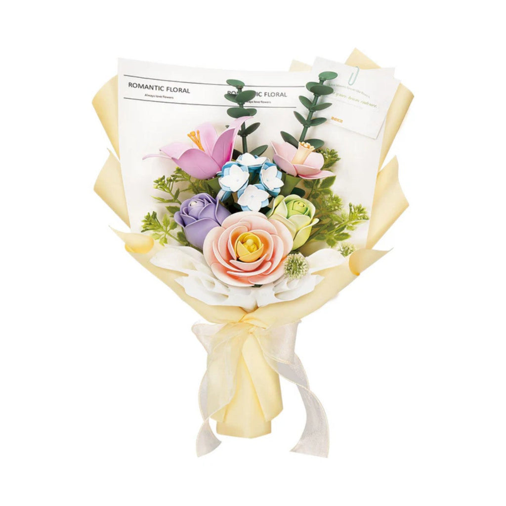 Robotime Rokr Spring Time Bouquet DIY 3D Floral Puzzle Mixed Flower Arrangement AF01J RT-AF01J