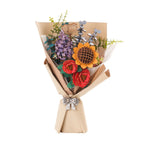 Robotime Rowood Wooden Flower Bouquet DIY 3D Puzzle Adjustable Pre Colored Floral Arrangement RT-TW01H