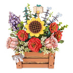 Robotime Rowood Wooden Bloom Box DIY 3D Wooden Flower Arrangement TW02H RT-TW02H