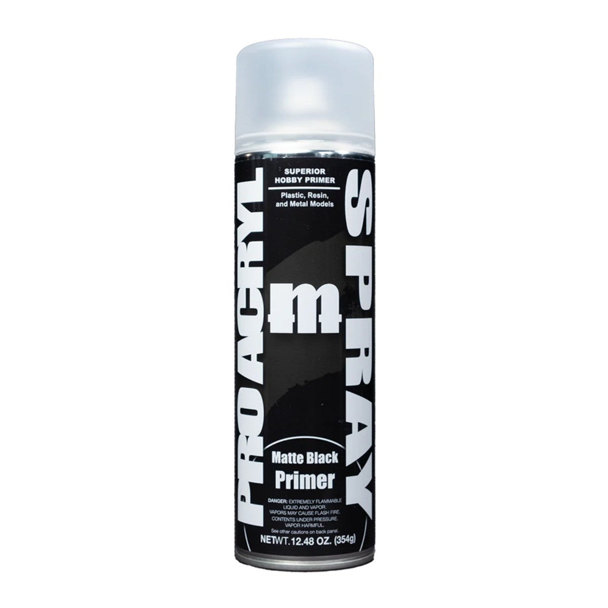 Monument Hobbies MPAR-P02 - PRO Acryl Spray Matte Black Primer MPAR-P02