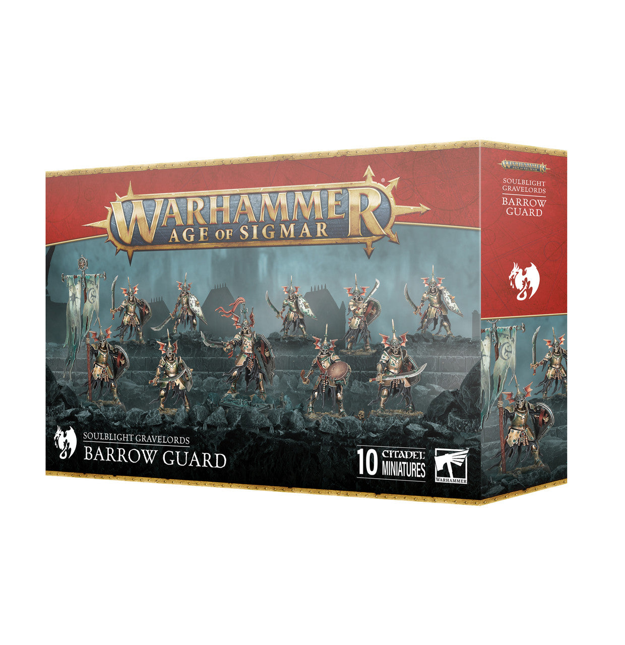 Games Workshop Warhammer Age Of Sigmar Soulblight Gravelords Barrow Guard Plastic Box 91-84