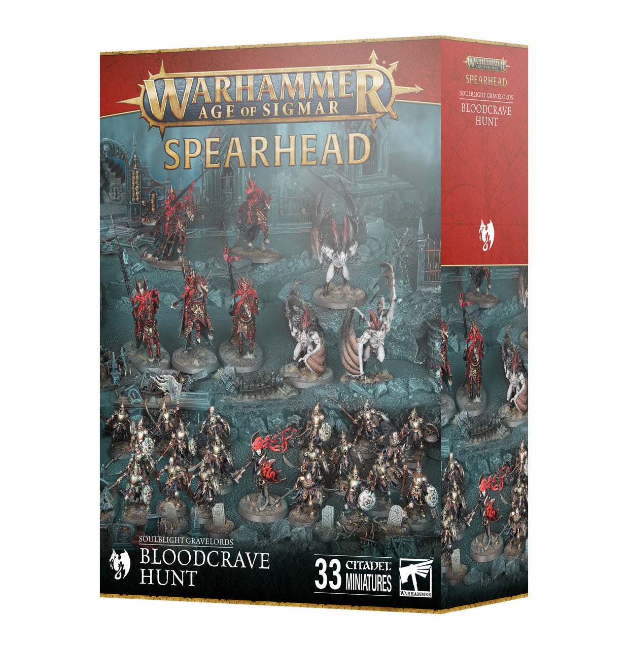 Games Workshop Warhammer Age Of Sigmar Soulblight Gravelords Spearhead Bloodcrave Hunt Plastic Box 70-911